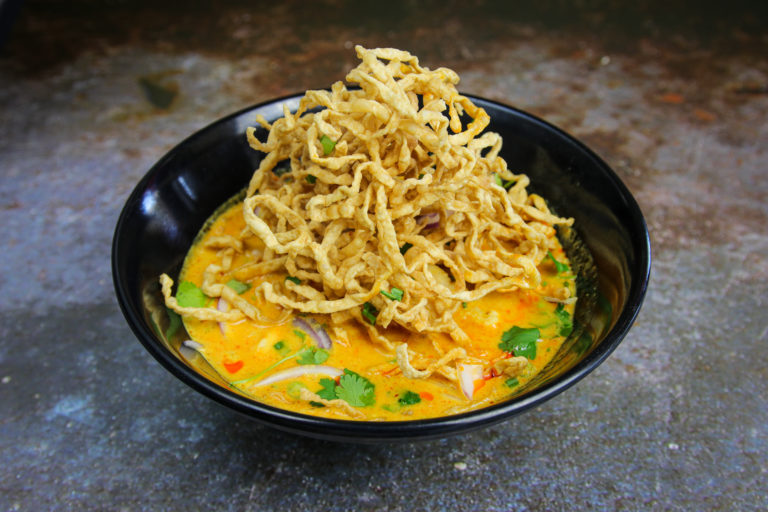 Khao Soi (Curry Noodle) at the Baan Thai cuisine in San Anselmo