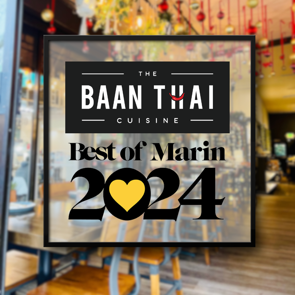 Best Thai food at the Baan Thai cuisine in San Anselmo
